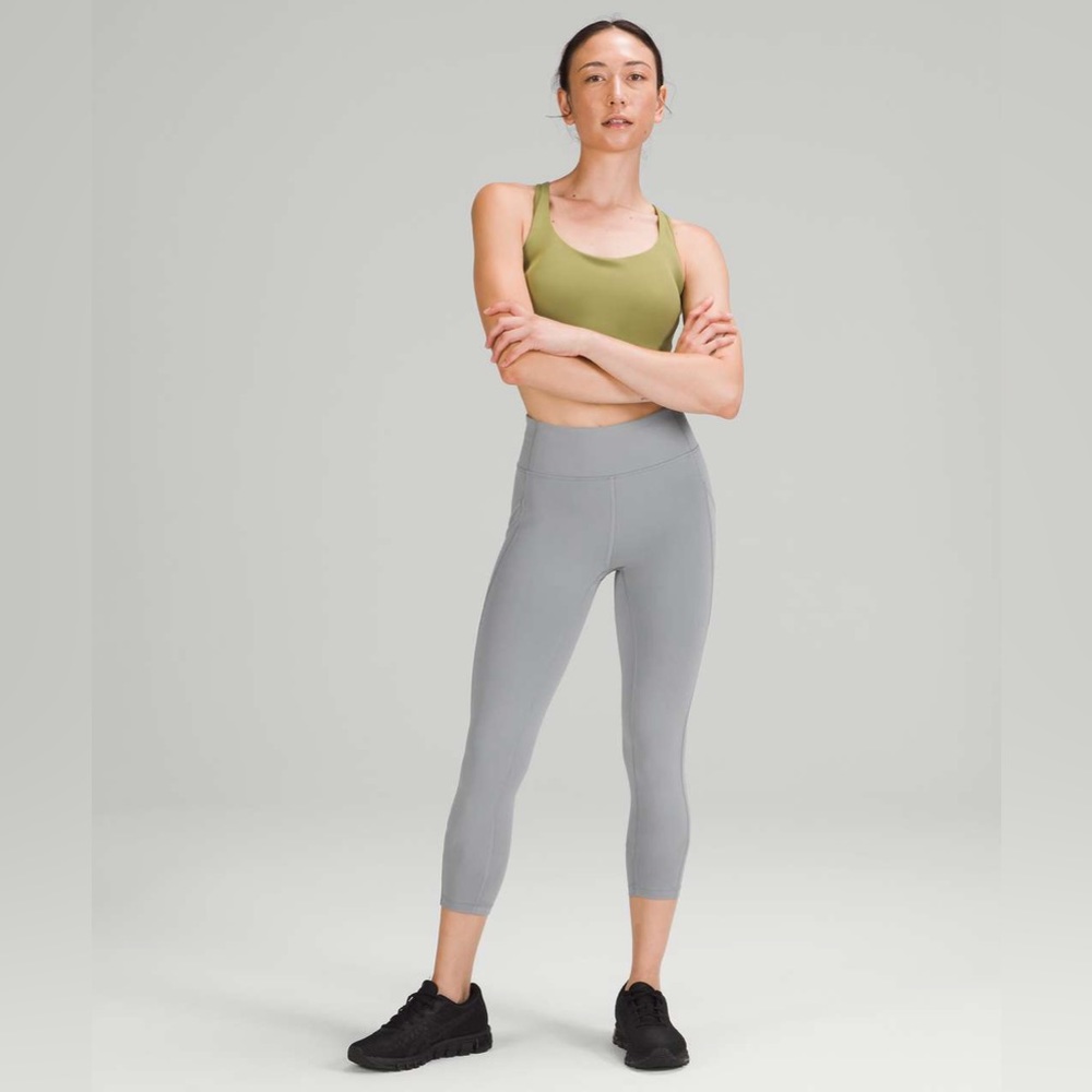 Lululemon Invigorate High Rise Tight 25" size 4 Rhino Grey RHIG